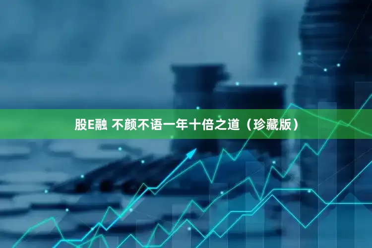 股E融 不颜不语一年十倍之道（珍藏版）